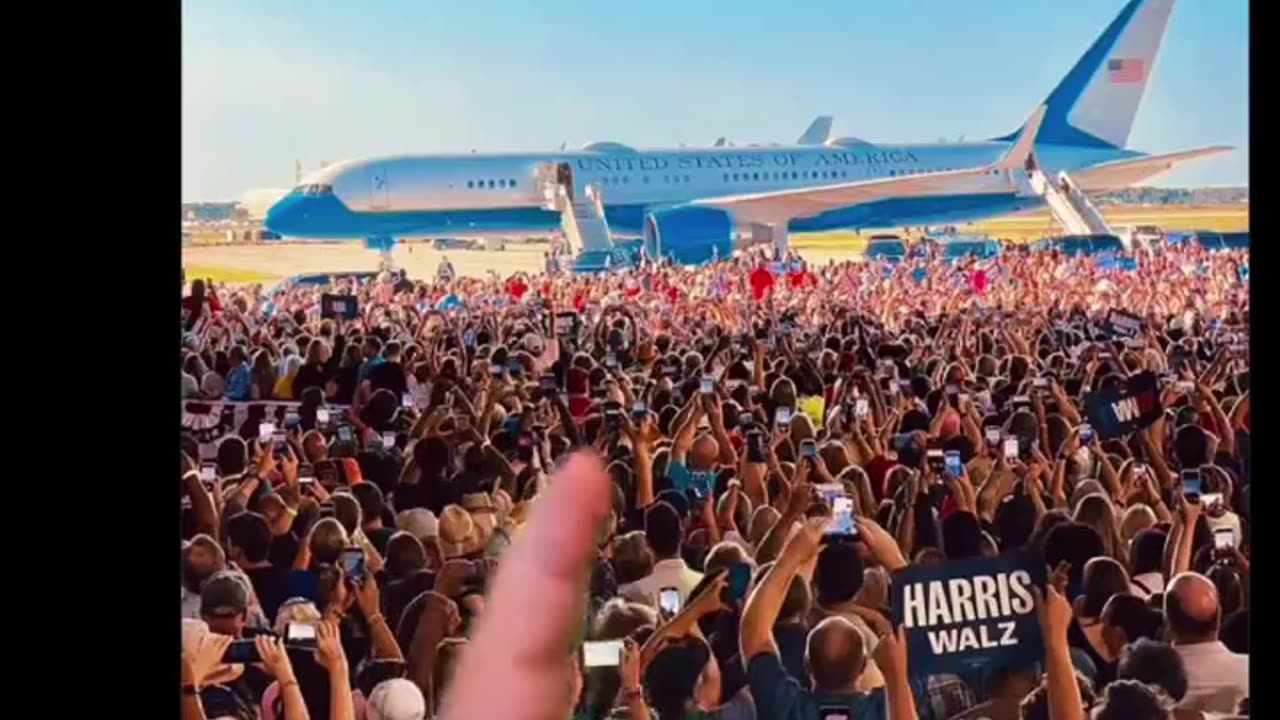 How is it that we don’t have ANY video from people in that crowd on the tarmac?