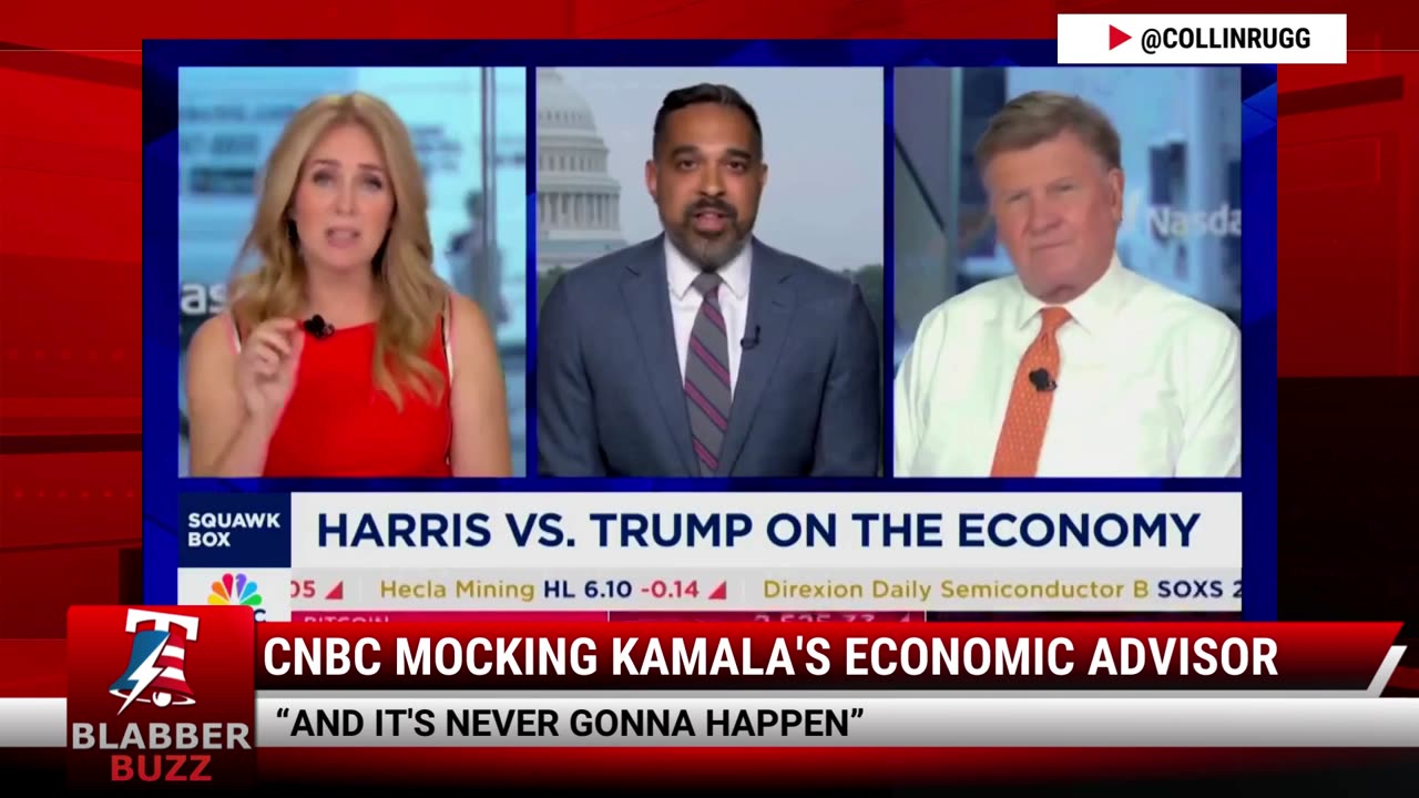 CNBC Mocking Kamala's Economic Advisor