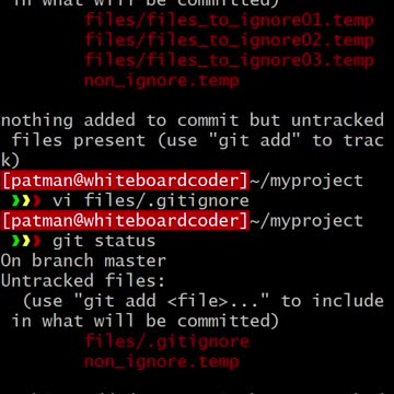 git: .gitignore files in subfolders