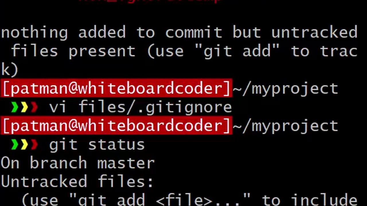 git: .gitignore files in subfolders