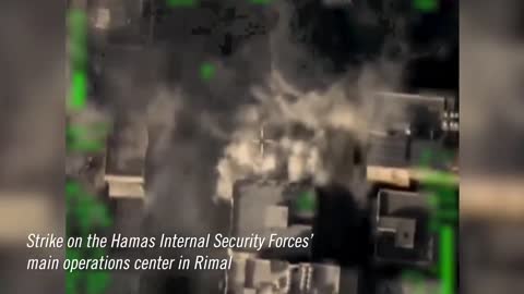 IDF fighter jets struck the main operations center of the Hamas