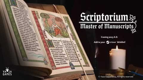 Scriptorium: Master of Manuscripts - Official Reveal Trailer