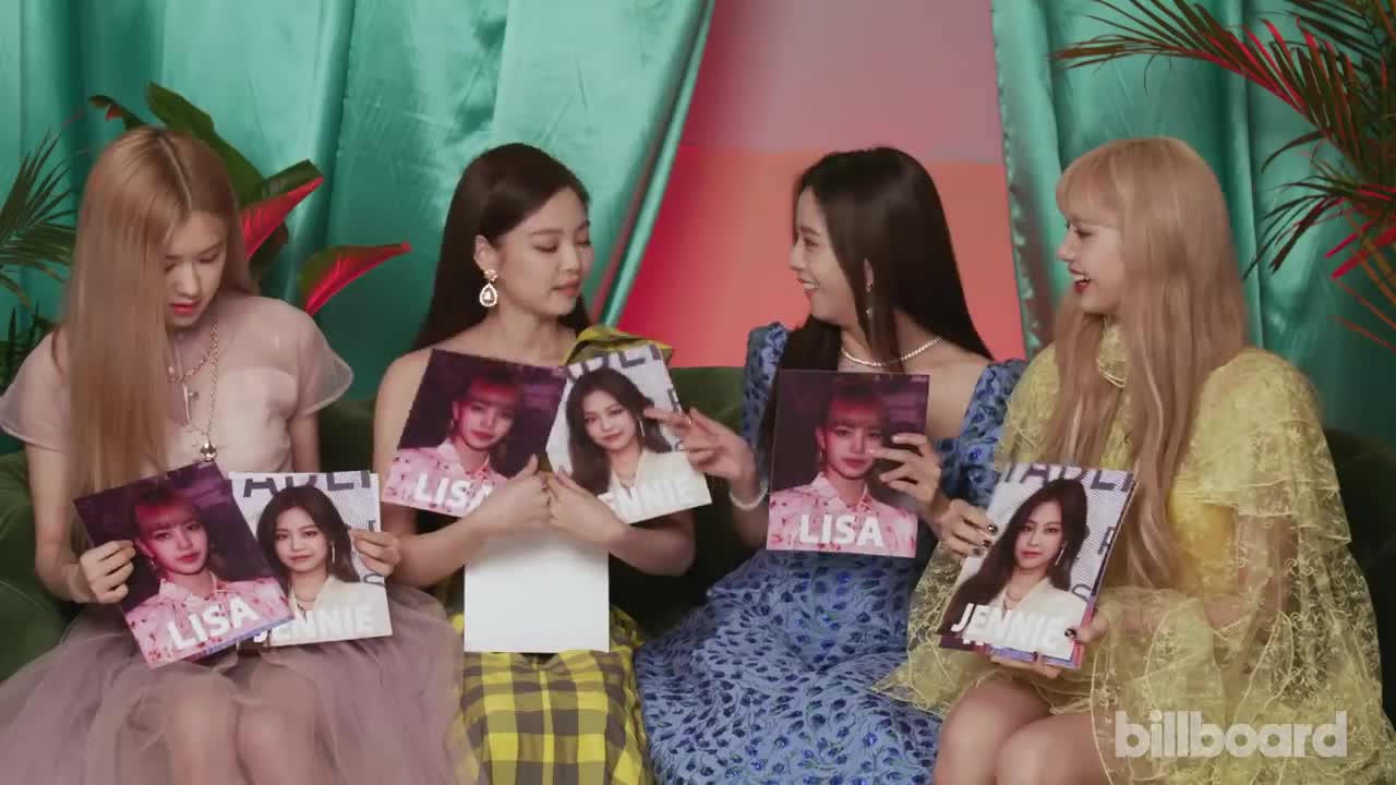 BLACKPINK Play How Well Do You Know Your Bandmates (Billboard)