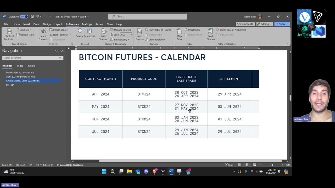 Just another Weekly Crypto Report | April 28th 2024 | My portfolio and plan for BTC, MEMES, DePin, RWA