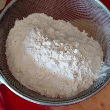 Adding flour gradually
