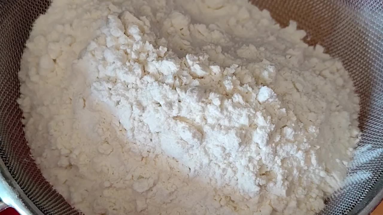 Adding flour gradually