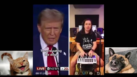 "They eating the dogs eating the cats" hilarious viral song takes over net after Trump-kamala debate