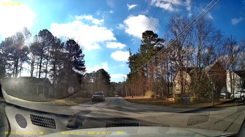 Douglasville GA PD 4-Way Stop Roll Through