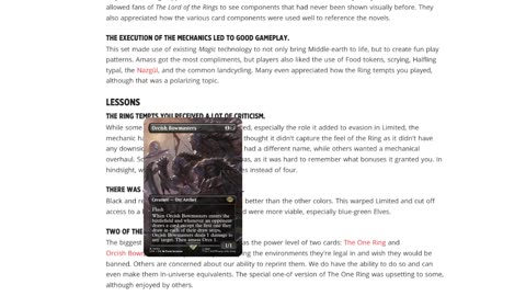 One Ring and Bow master WILL get reprinted?!