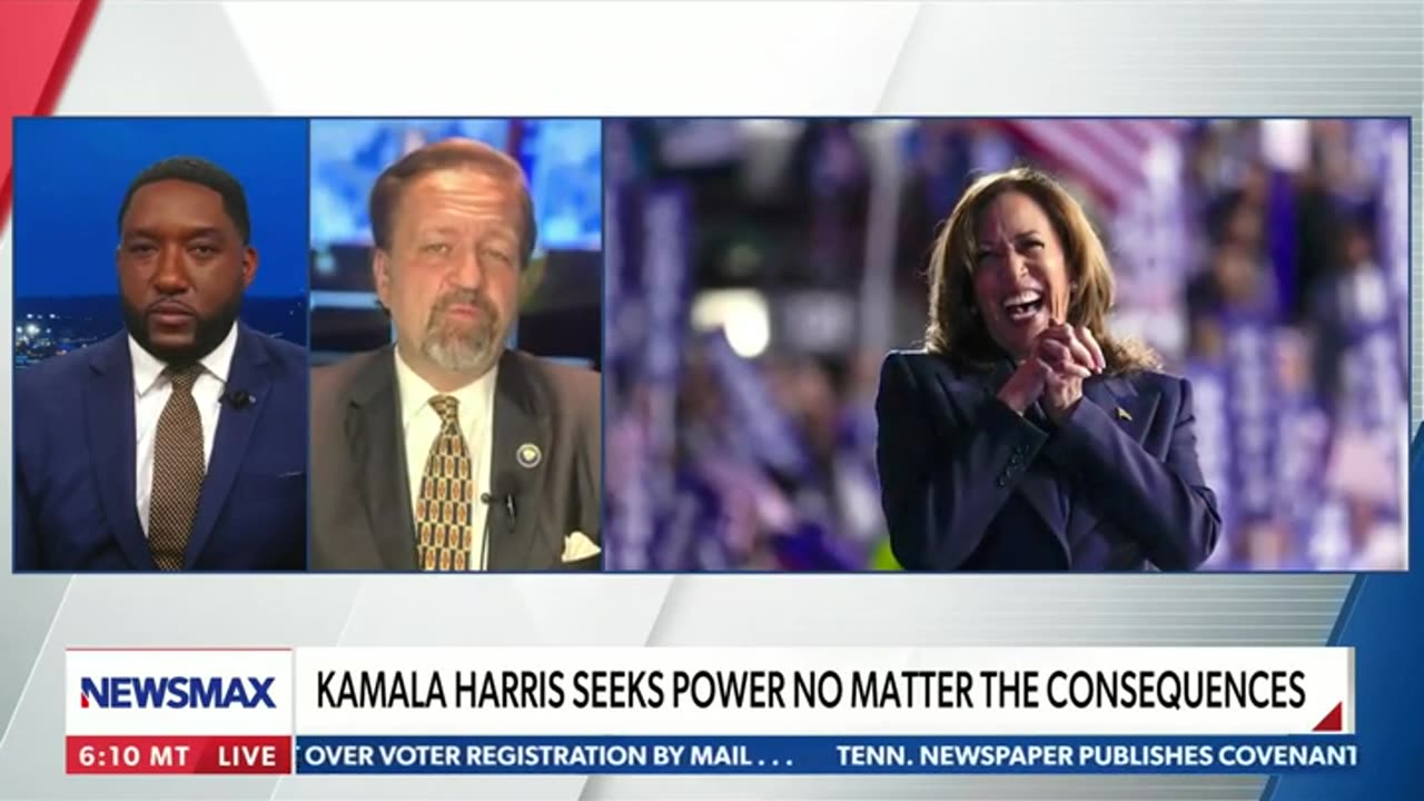 Kamala Harris selling her soul for a chance at ultimate power. Seb Gorka on NEWSMAX