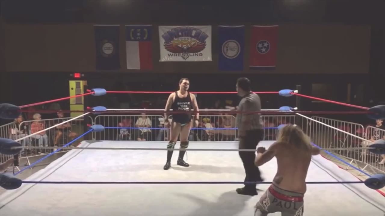 American Pro Wrestling:Yela Man vs Jeff Paul