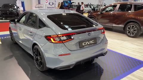 New HONDA CIVIC SPORT 2023 - first REVIEW (exterior, interior, trunk space)-15