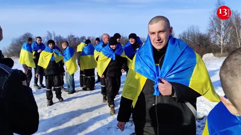 Ukraine freed 207 people from captivity - Joyful moments of captives returning to Ukraine