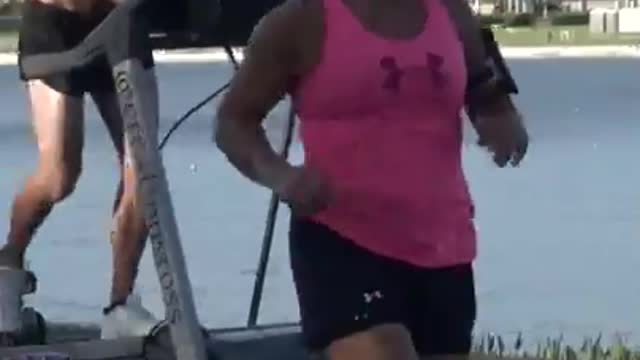 The next stage of home exercise 😂 funny