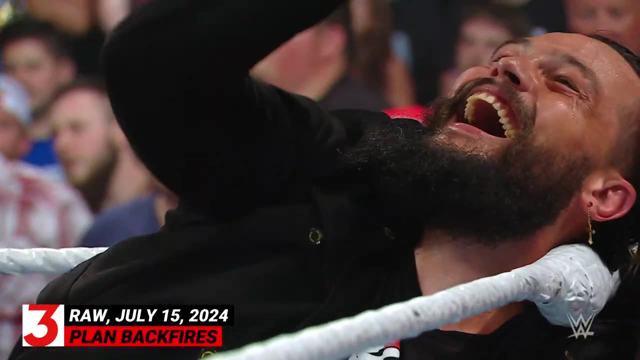 Monday Night Raw : Top 10 moments 15 July , 2024