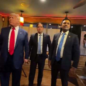 President Trump, Marco Rubio, and Vivek Ramaswamy visit Havana Express in Las Vegas! 🇺🇸🎉