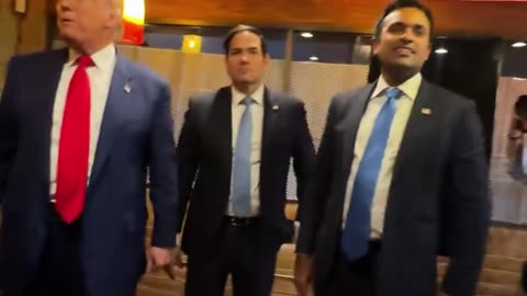 President Trump, Marco Rubio, and Vivek Ramaswamy visit Havana Express in Las Vegas! 🇺🇸🎉