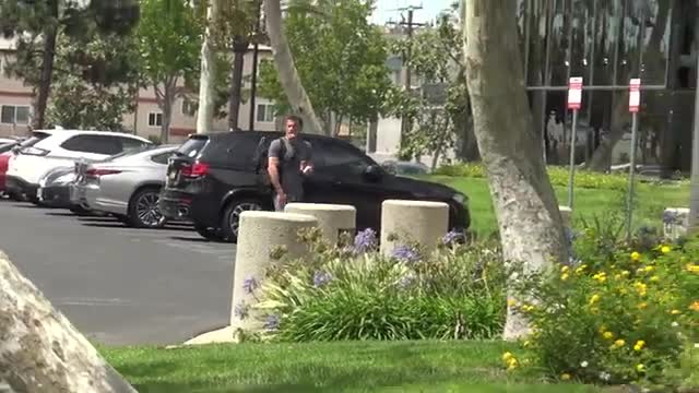 Ben Affleck Puffs On A Cigarette After Reuniting With Ex-Wife Jennifer Garner