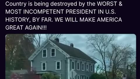 私たちはアメリカを再び偉大な国にします!!! 👀 最後の車は軍用車両です