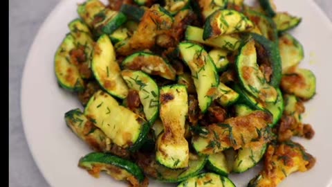 Prepare this delicious dish with zucchini in 5 minutes