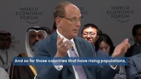 BlackRock CEO Larry Fink on the plan in 'Xenophobic' countries. (See Description)