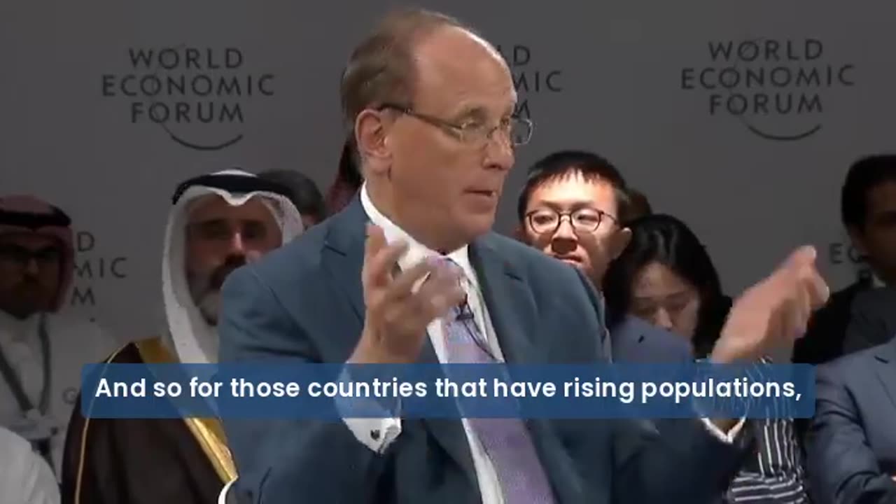 BlackRock CEO Larry Fink on the plan in 'Xenophobic' countries. (See Description)