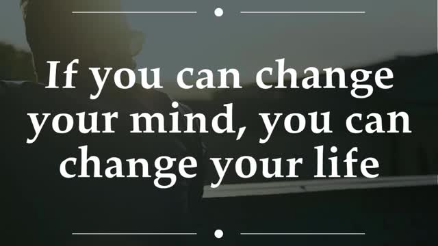 If You Can Change