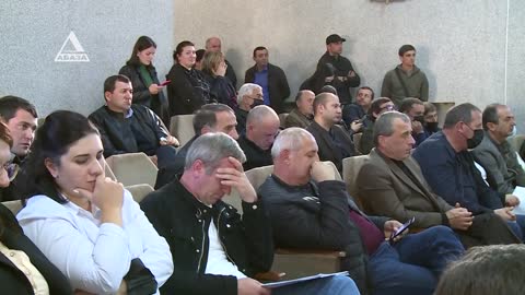 Встреча Аслана Бжания с активом Очамчирского района