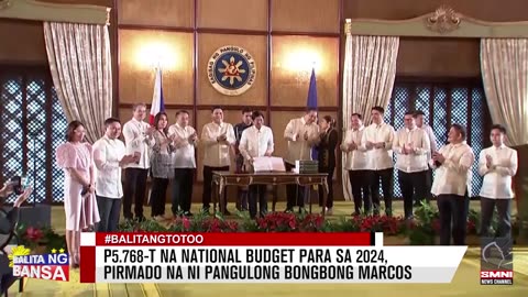 P5.768-T na national budget para sa 2024, pirmado na ni Pangulong Bongbong Marcos