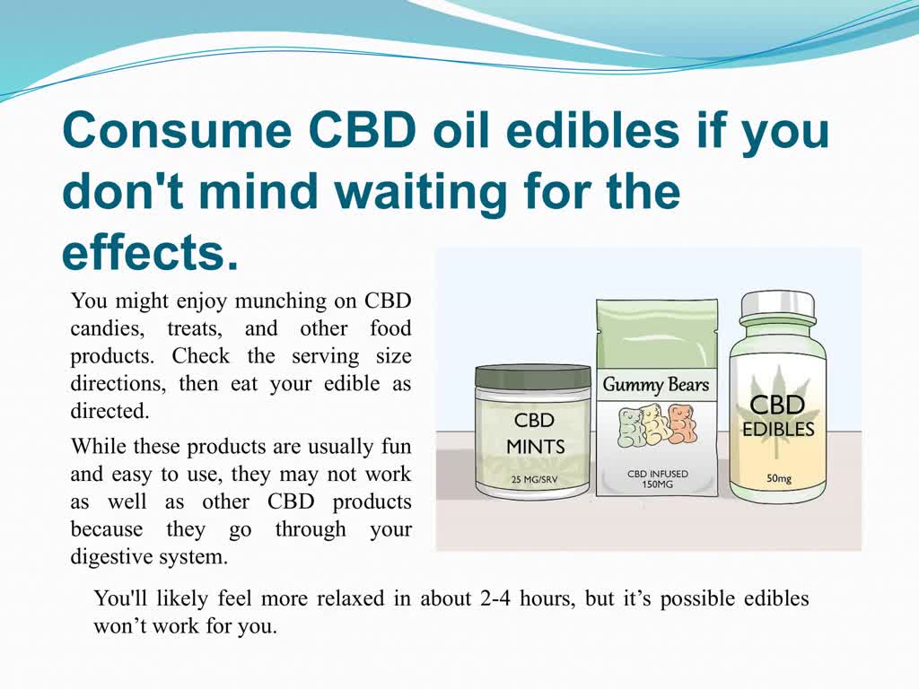 How to Take CBD Oil