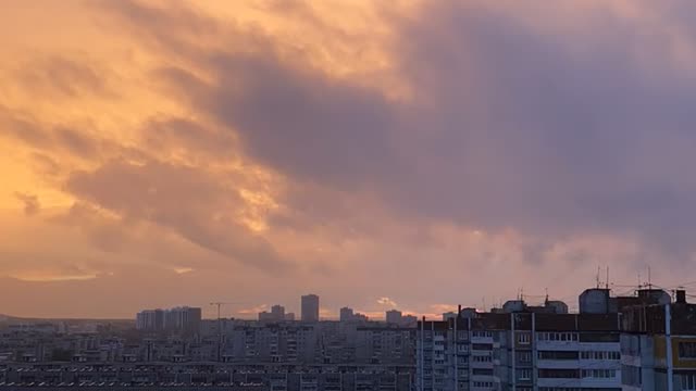 Sunset time lapse