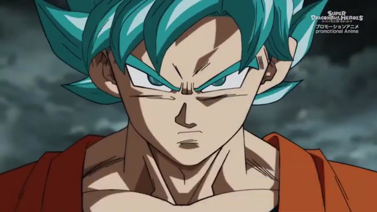 Goku goes super saiyan blue against hearts PURE SFX