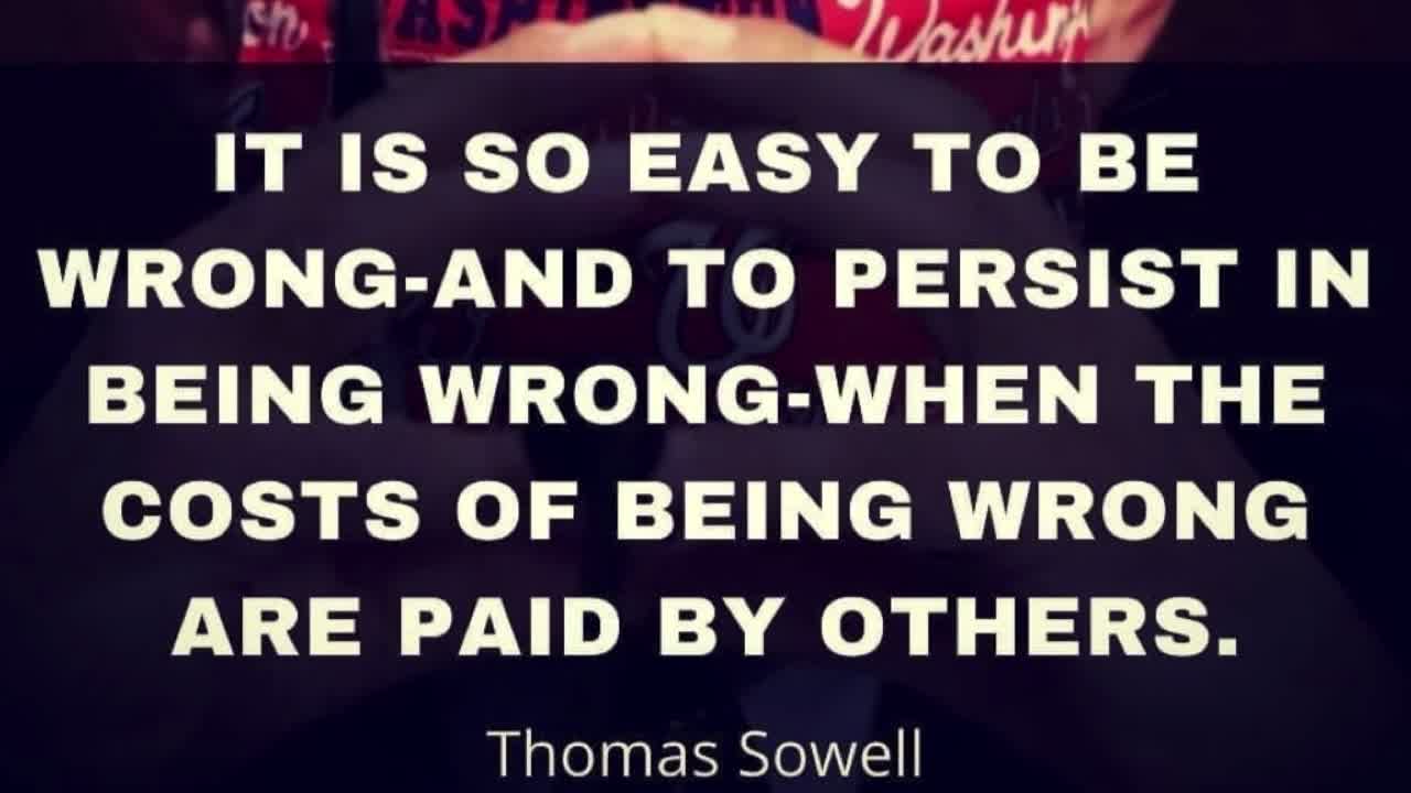 It's So Easy To Be Wrong...