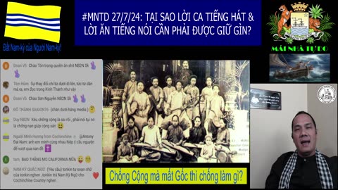#MNTD 27/7/24: TẠI SAO LỜI CA TIẾNG HÁT & LỜI ĂN TIẾNG NÓI CẦN PHẢI ĐƯỢC GIỮ GÌN?