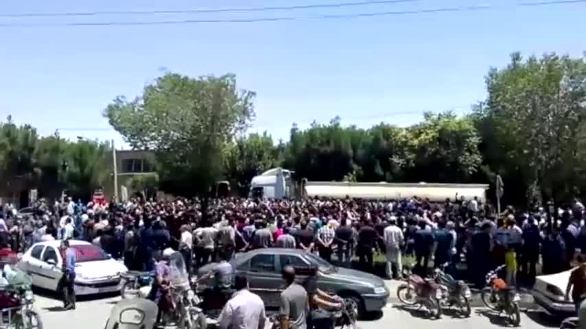 Continued Demonstrations In Iran Over Economic Conditions.