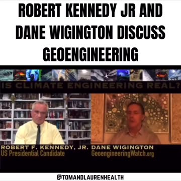 RFK Jnr discusses Chemtrails