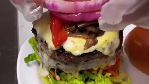 Happy National Burger Day. I created this ultimate burger from The Counter