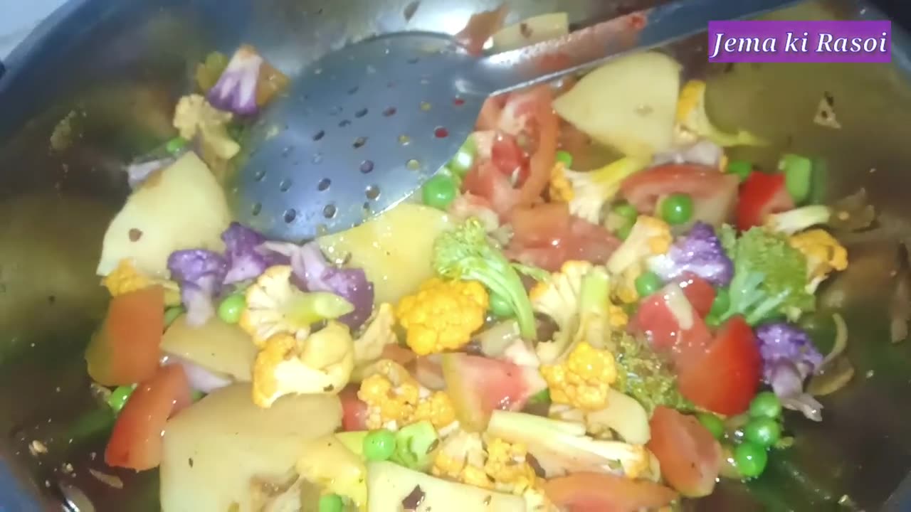 Aloo Gobi Matar ki sabji, gobi matar ki sukhi sabzi , how to make aloo gobhi sabzi @jemakirasoi