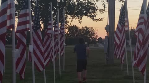 FIELD OF FLAGS, CADIZ, KY