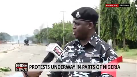 What started as a peaceful protest has turned to chaos