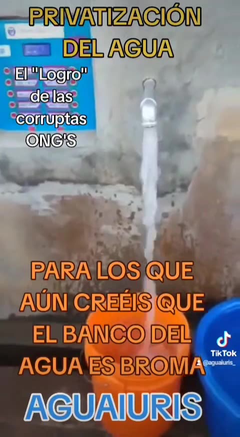 Banco de Agua - Comprada con tarjeta, o no bebes