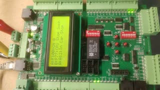 RS485 connection between 7" TFT display and SmartRise universal board