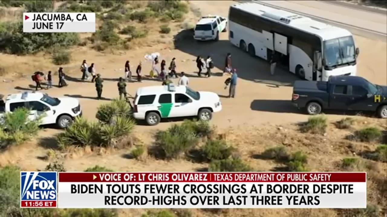 Biden’s taking credit for Texas’ border results_ Lt. Chris Olivarez Gutfeld News