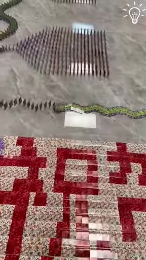 Such a relaxing domino fall down!