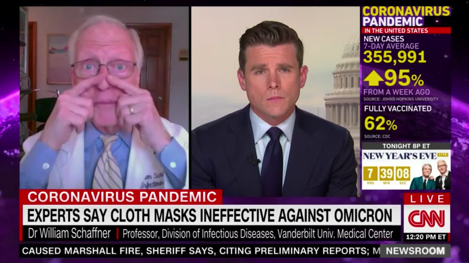 A doctor on CNN says cloth masks should be 2 or 3 layers thick