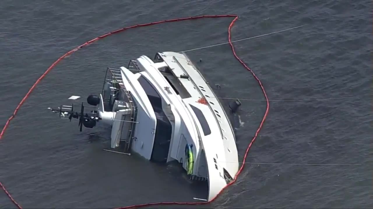 Yacht Overturned in Chesapeake Bay: 2024-07-30