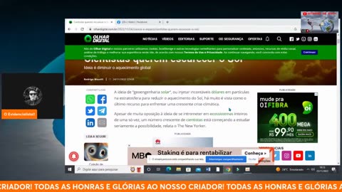 Canal Evidências - whyr7_IEHxA - LIVE EXPRESS! NÓS AVISAMOS! CIENTISTAS QUEREM ESCURECER O SOL!