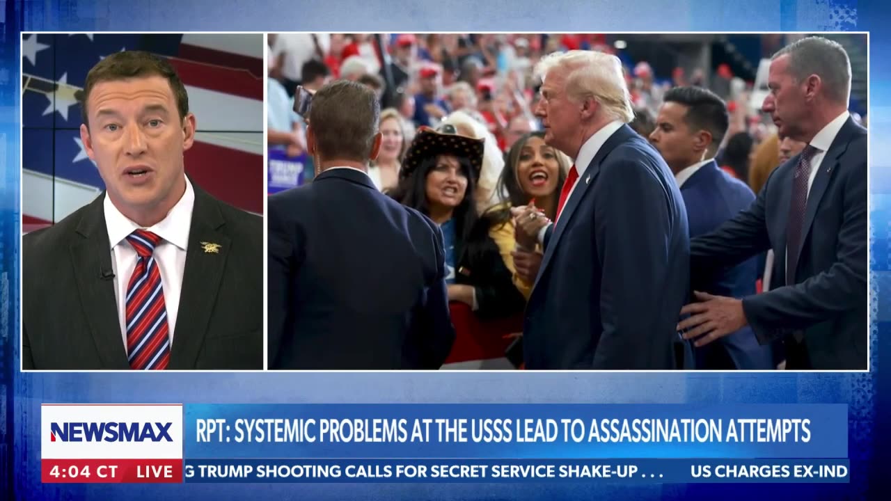 'The people in charge are failures': Carl Higbie sounds off on Secret Service