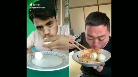 TikTok Funny Food Challenge INDIA Vs CHINA Who will win?