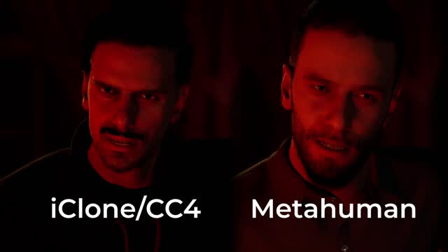 iClone Character Creator 4 / Unreal Engine 5 Metahuman Comparison